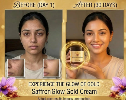 Saffron Glow Gold Cream (Pack of 2)
