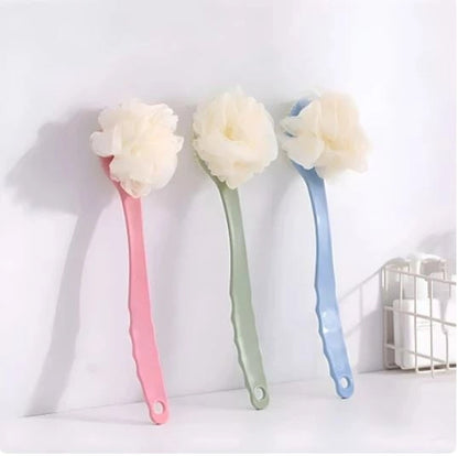 Body Bath Brush With Deep Cleaning and  Loofah Long Handle (Pack of 2)