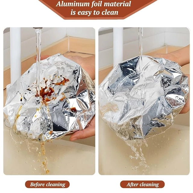 Food Cover Aluminum Foil Pack of 10